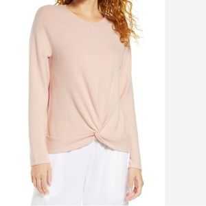 Socialite Twist Front Sweater